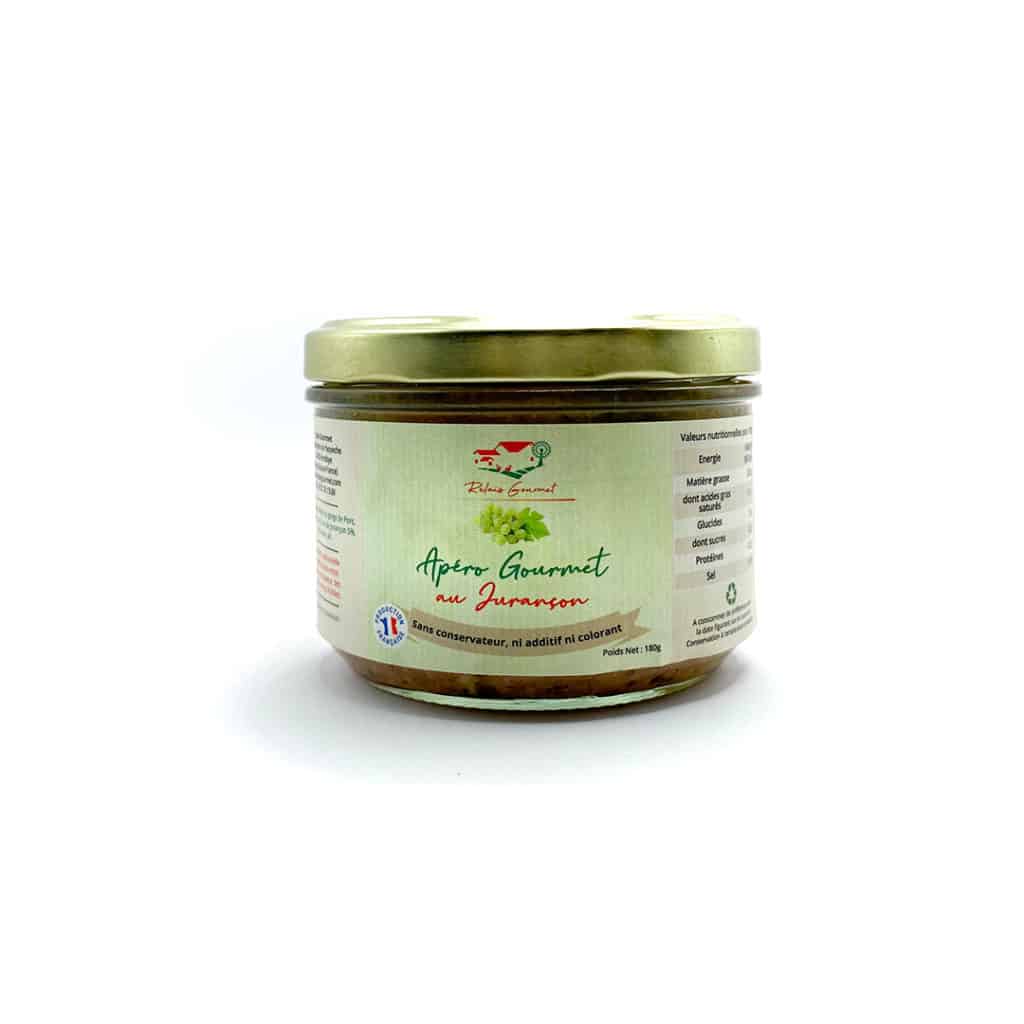 alt Gourmet-Vorspeise mit Jurançon